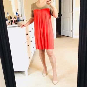 Two Tone Golden Spring Dress